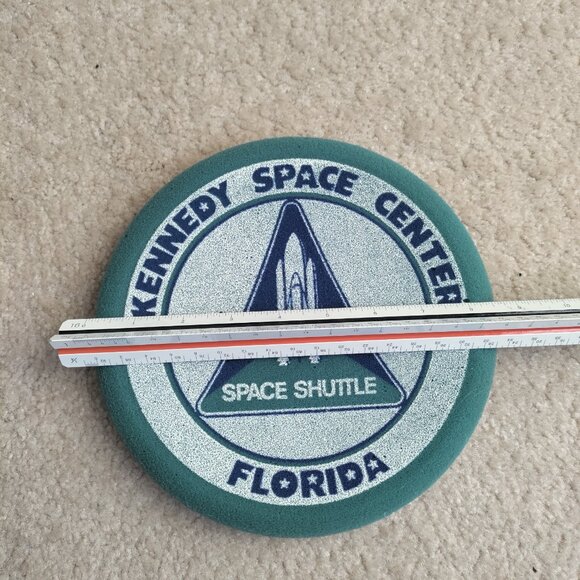 (2) Vintage NASA Kennedy Space Center Florida Frisbees Space Shuttle Foam 1980’s - Picture 3 of 3